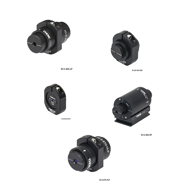 Visible Free-Space Isolators (390 - 700 nm)