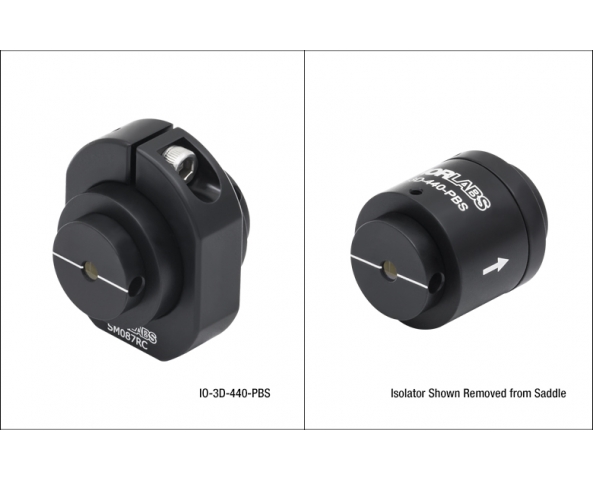 Visible Free-Space Isolators (390 - 700 nm)